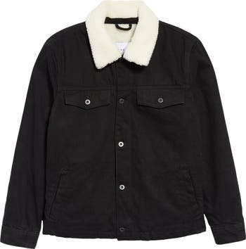 Topman hotsell shearling jacket