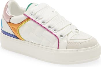 PRE LOVED - CHANEL TRAINERS MULTI COLOUR PINK - The Edit LDN