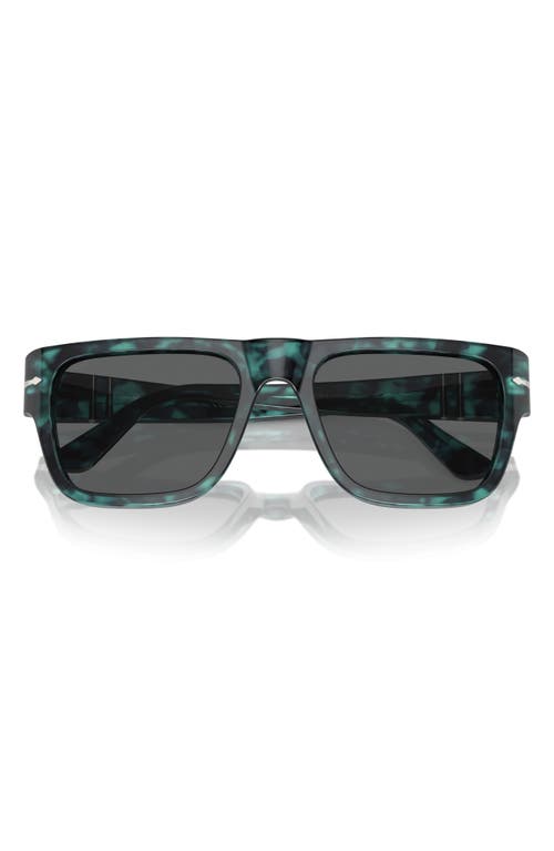 Shop Persol 55mm Square Sunglasses In Blue Havana