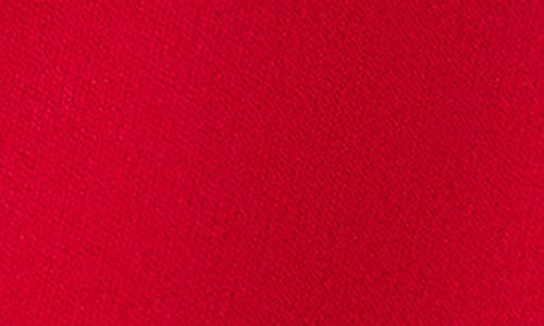 Kasper Rolled Cuff Knit Blazer In Fire Red