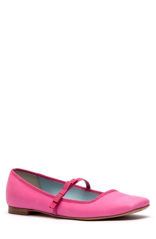 Square-toe Mary Jane in Pink