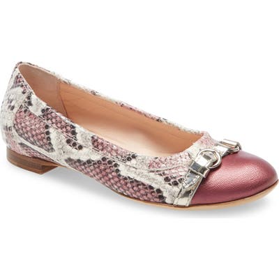 Agl Cap Toe Ballet Flat, Pink