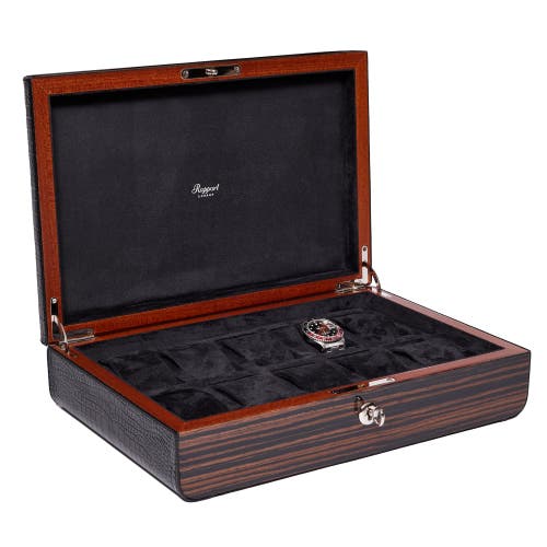 Shop Rapport London Mayfair Ten Watch Box In Brown