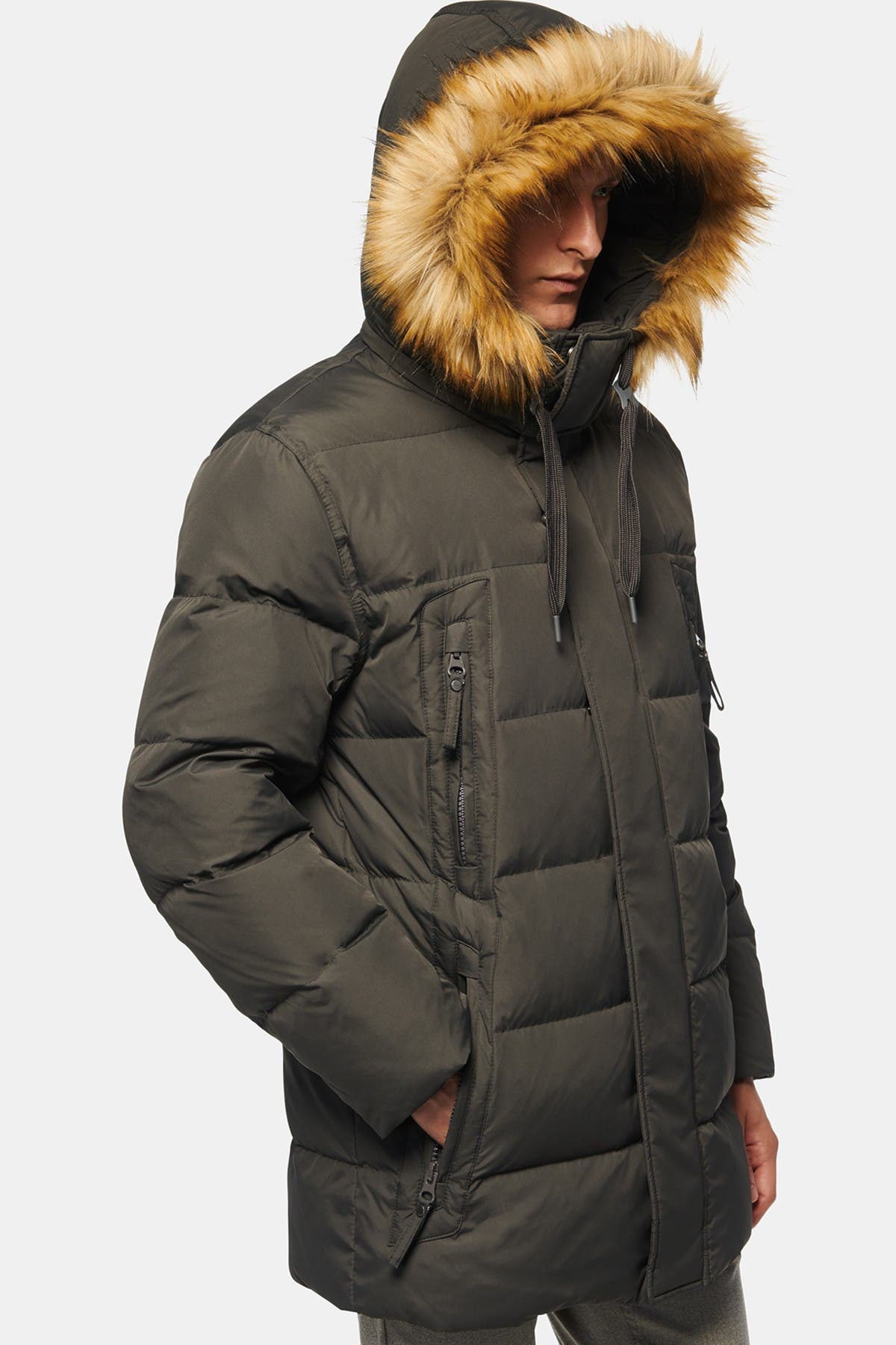 conway matte down parka