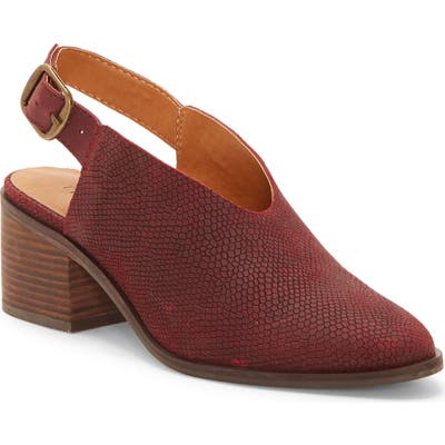 Lucky Brand Lideton Slingback Pump- Burgundy