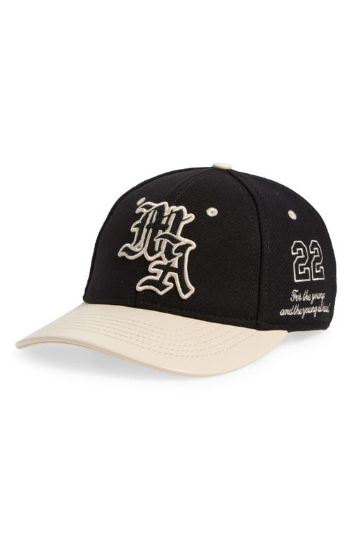 Shop Amiri Spirit Baseball Cap In Black