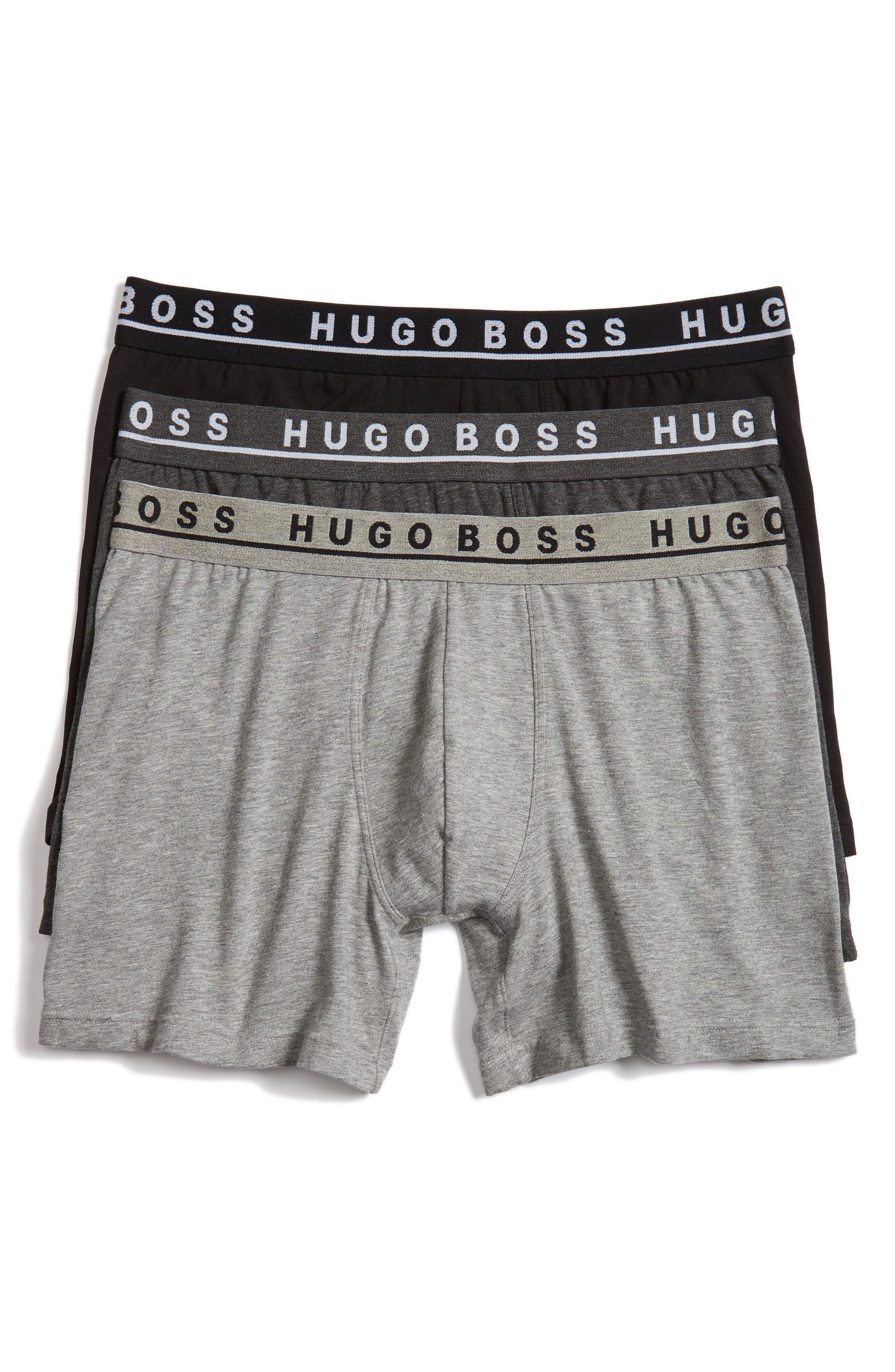 UPC 728678588001 product image for BOSS 3-Pack Stretch Cotton Boxer Briefs, Size Large in Open Grey at Nordstrom | upcitemdb.com