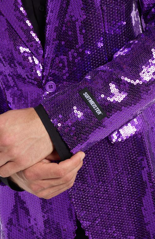 Opposuits Sequin Sport Coat In Purple