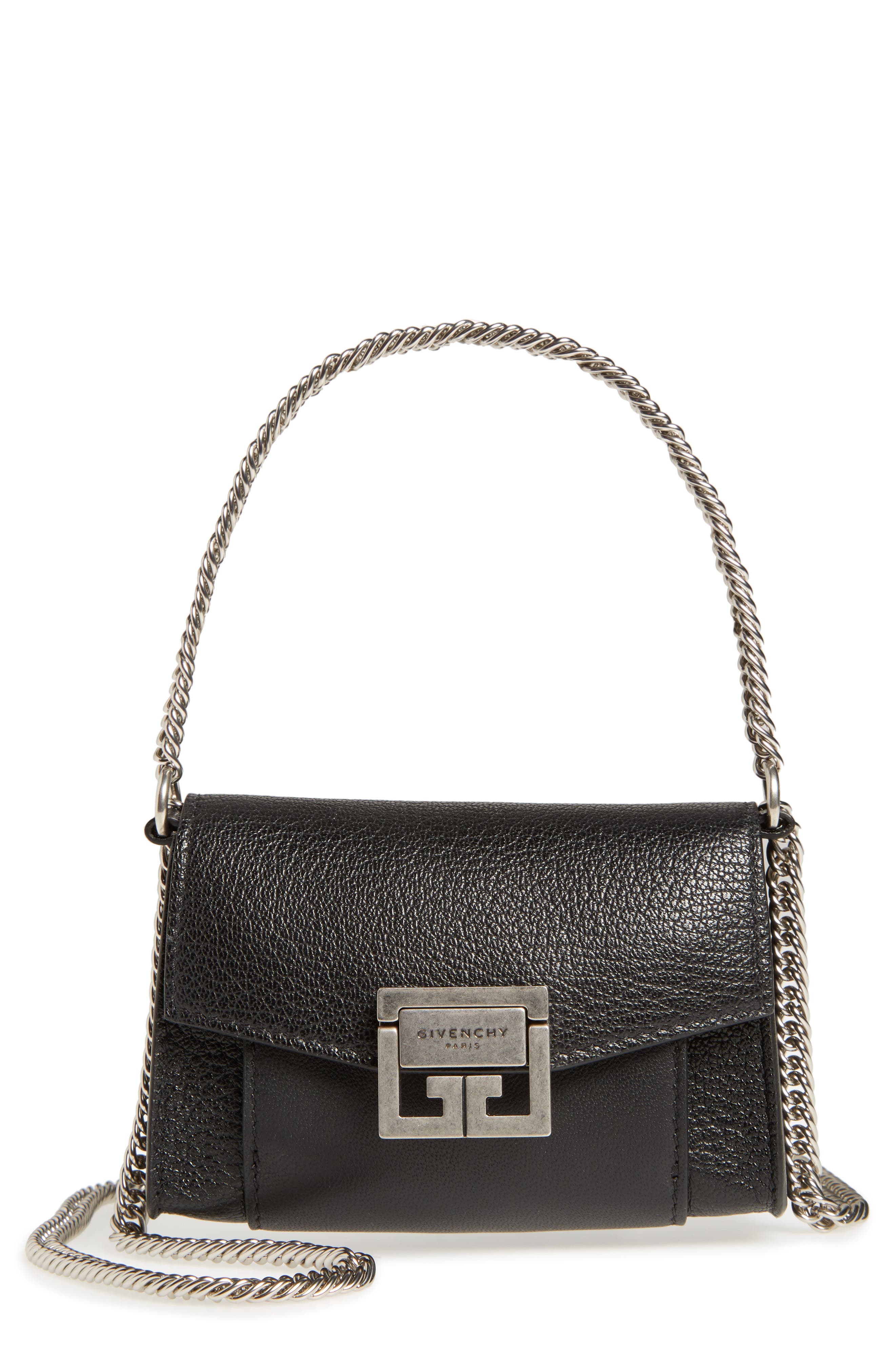 Givenchy Nano GV3 Leather Crossbody Bag 