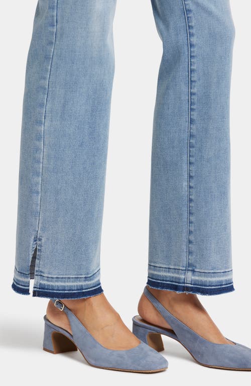 Shop Nydj Marilyn High Waist Release Hem Ankle Straight Leg Jeans In Big Skies