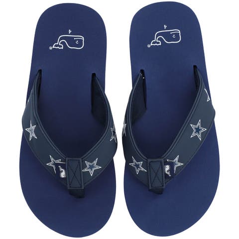 Vineyard vines leather online flip flops