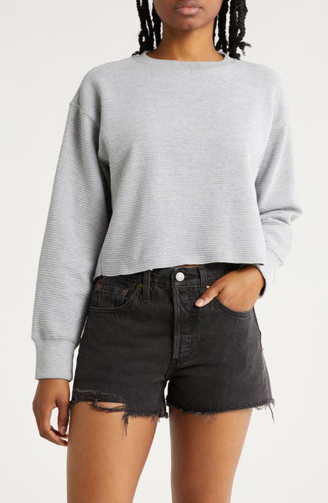 Ottoman Rib Crewneck Sweatshirt