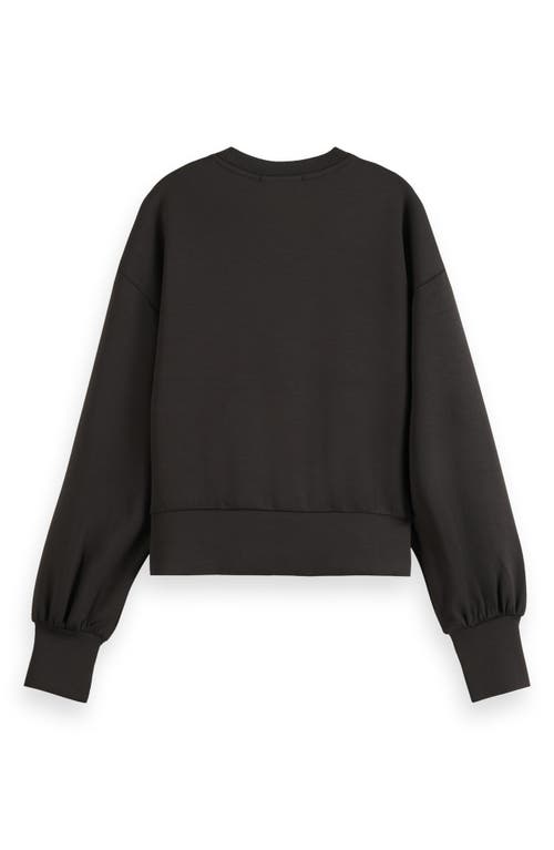 Scotch & Soda Core Sweatshirt In Black