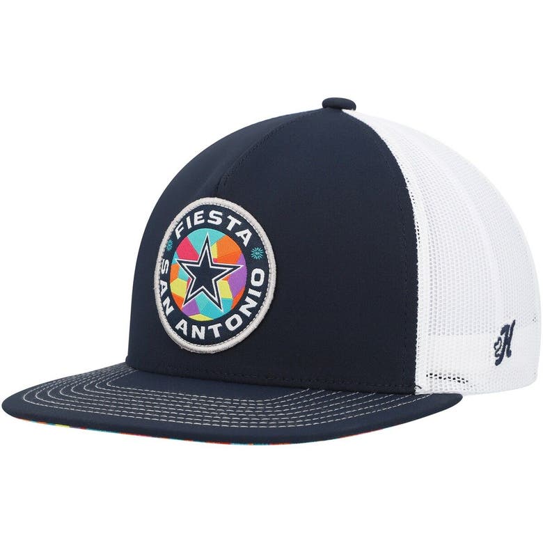 Hooey Navy Dallas Cowboys Fiesta Circle Patch Snapback Hat