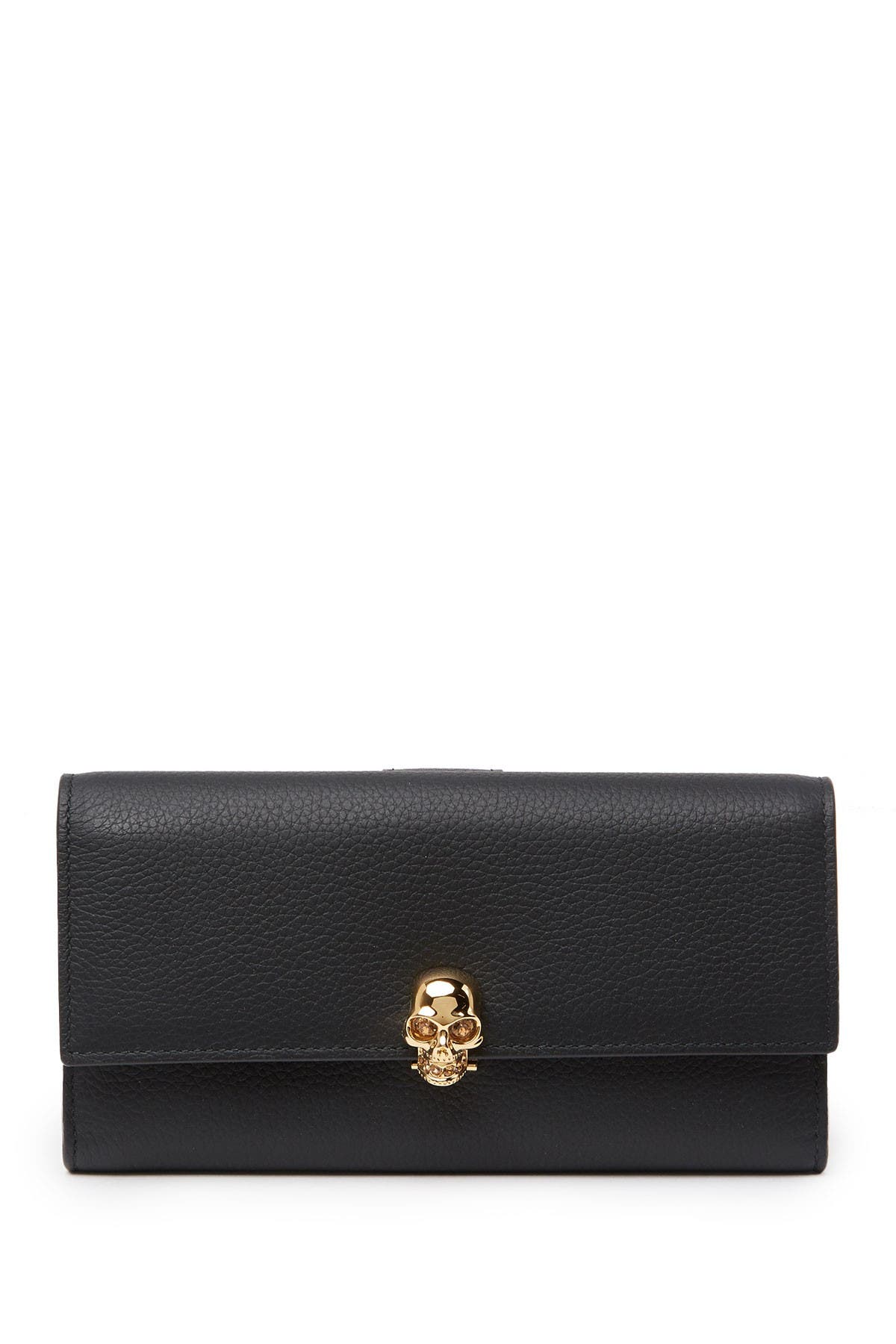 Alexander McQueen Small Grain Leather Continental Wallet Nordstromrack