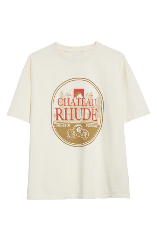 Shop Rhude Premier Cru Graphic T-shirt In Vintage White