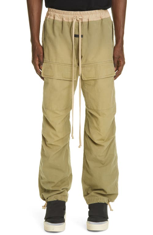 Fear of God Drawstring Cargo Pants in Army Green