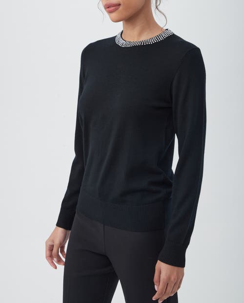 Trina Turk Laelia Crewneck In Black