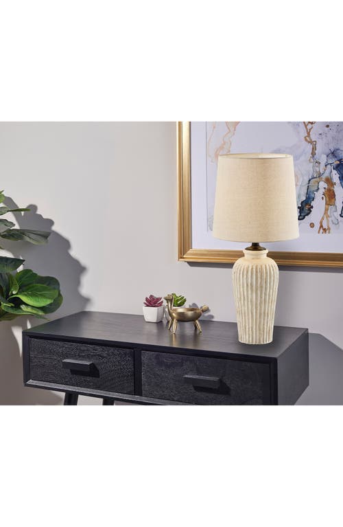 Adesso Lighting Callista Table Lamp In White Ceramic