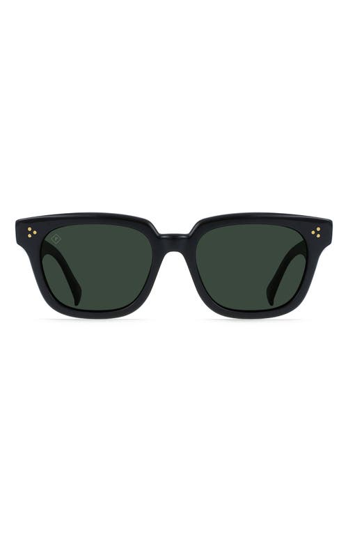 Raen Phonos Polarized Square Sunglasses In Black