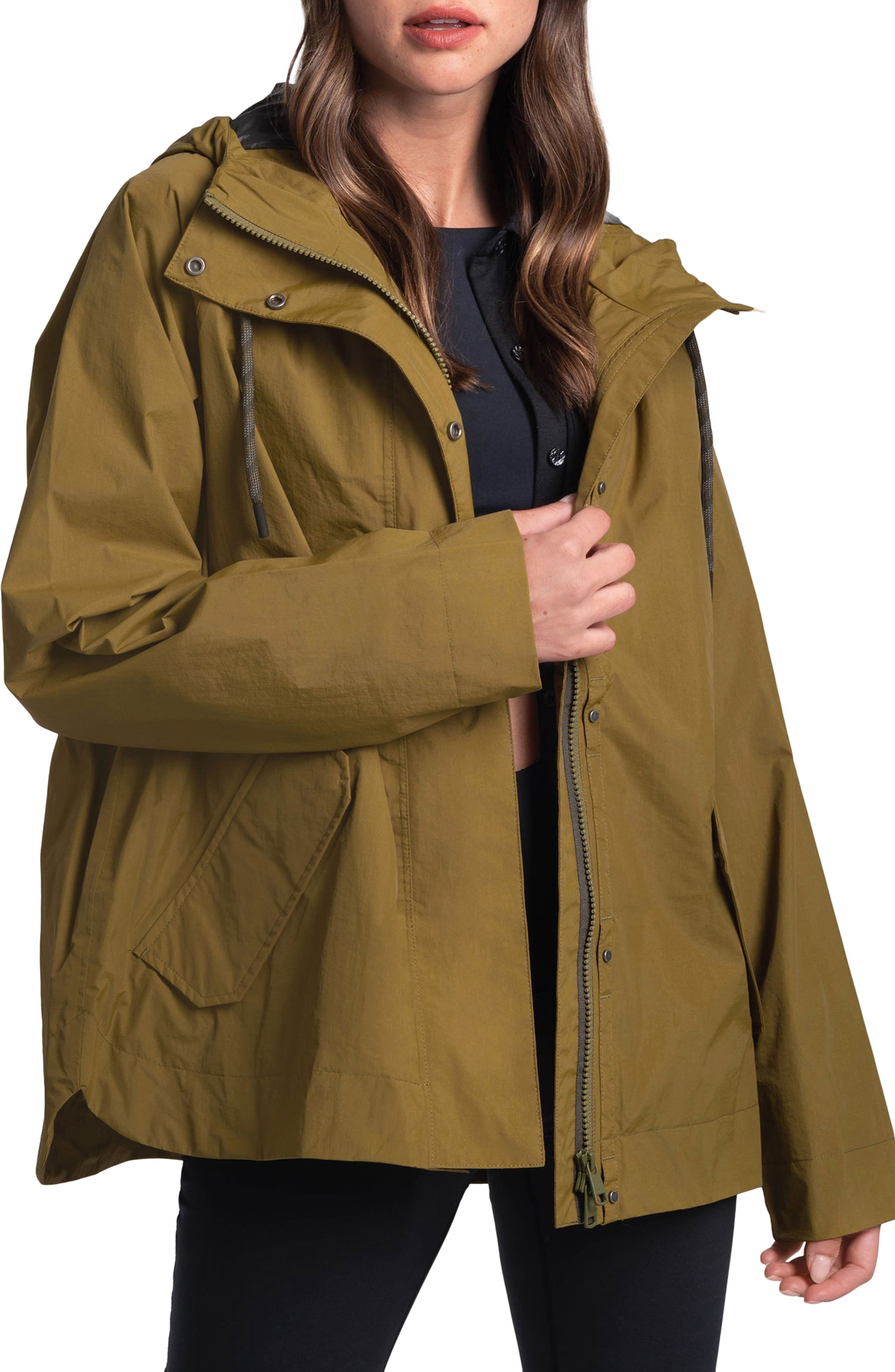 Womens Lightweight Raincoat Hooded Waterproof Active Outdoor Rain Jacket,Hooded Rain Windbreaker with Pockets Amiley 
