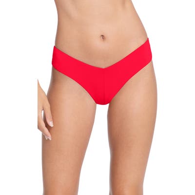 Robin Piccone Ava Bikini Bottoms, Red