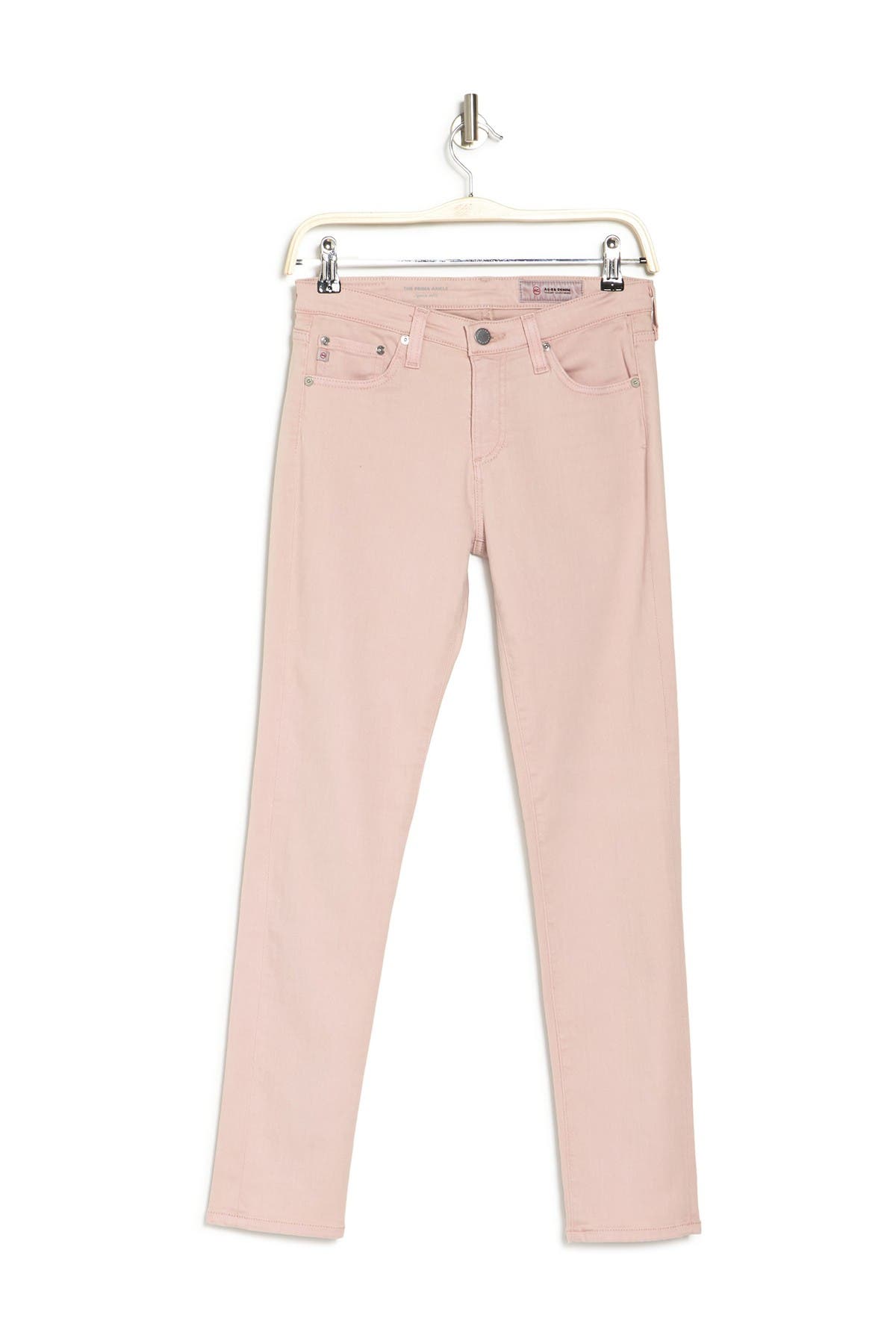 Ag Prima Ankle Jeans In 1 Year Sulfur Peaked Pink