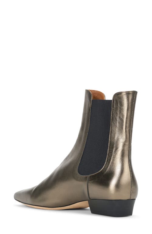 Shop Staud Wally Chelsea Boot In Aged Bronze