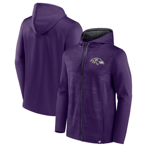 Baltimore Ravens Zebra Hoodie, Black/Purple