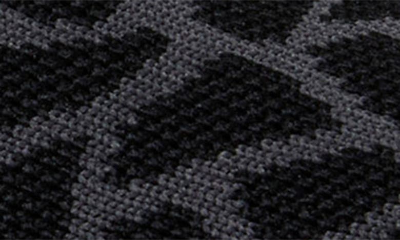 Shop Dearfoams Sophie Knit Slip-on Sneaker In Black Print