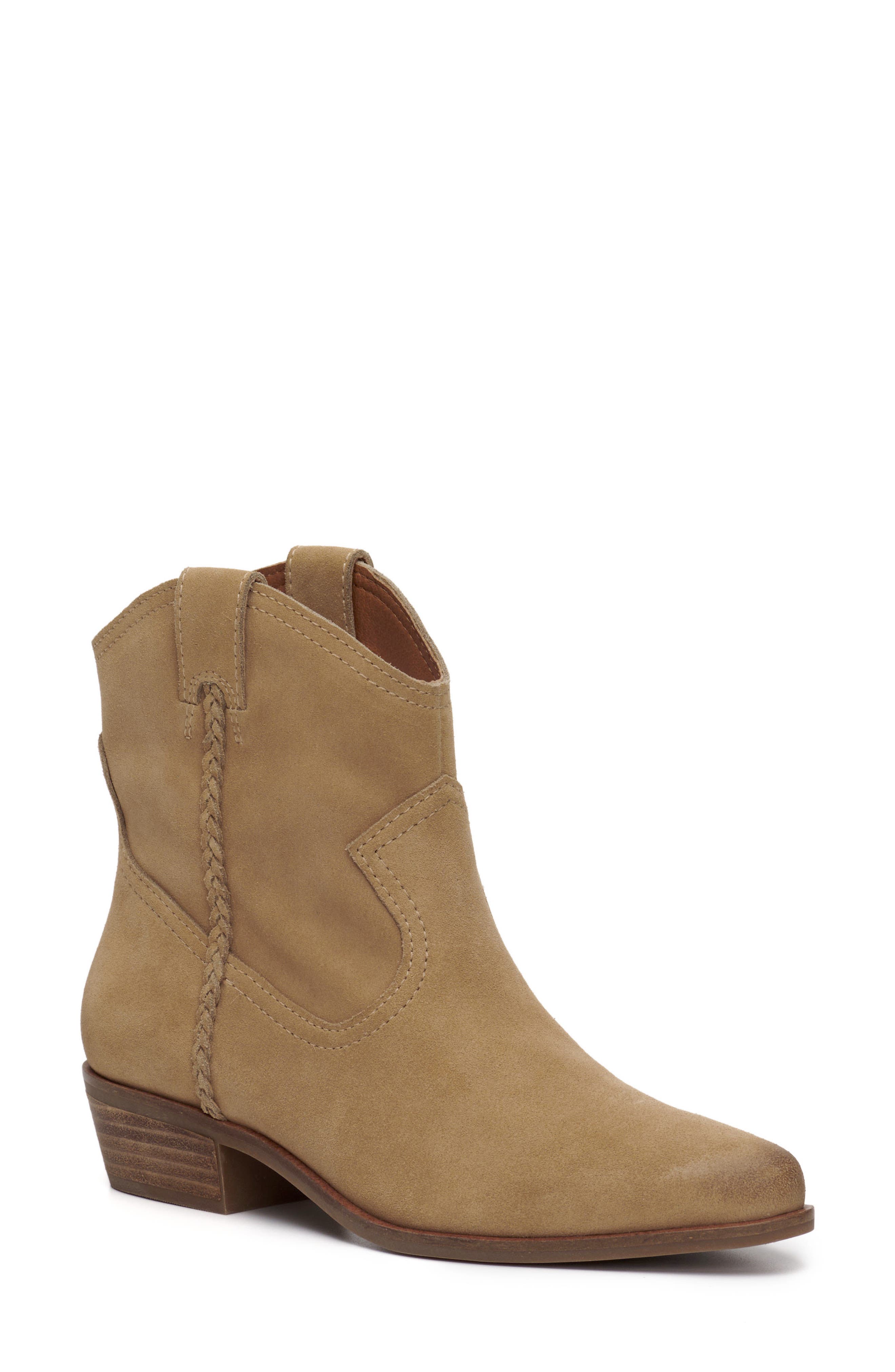 womens tan ankle cowboy boots