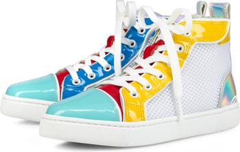 Christian Louboutin Kid's Funnytopi High Top Sneakers, Toddlers/Kids
