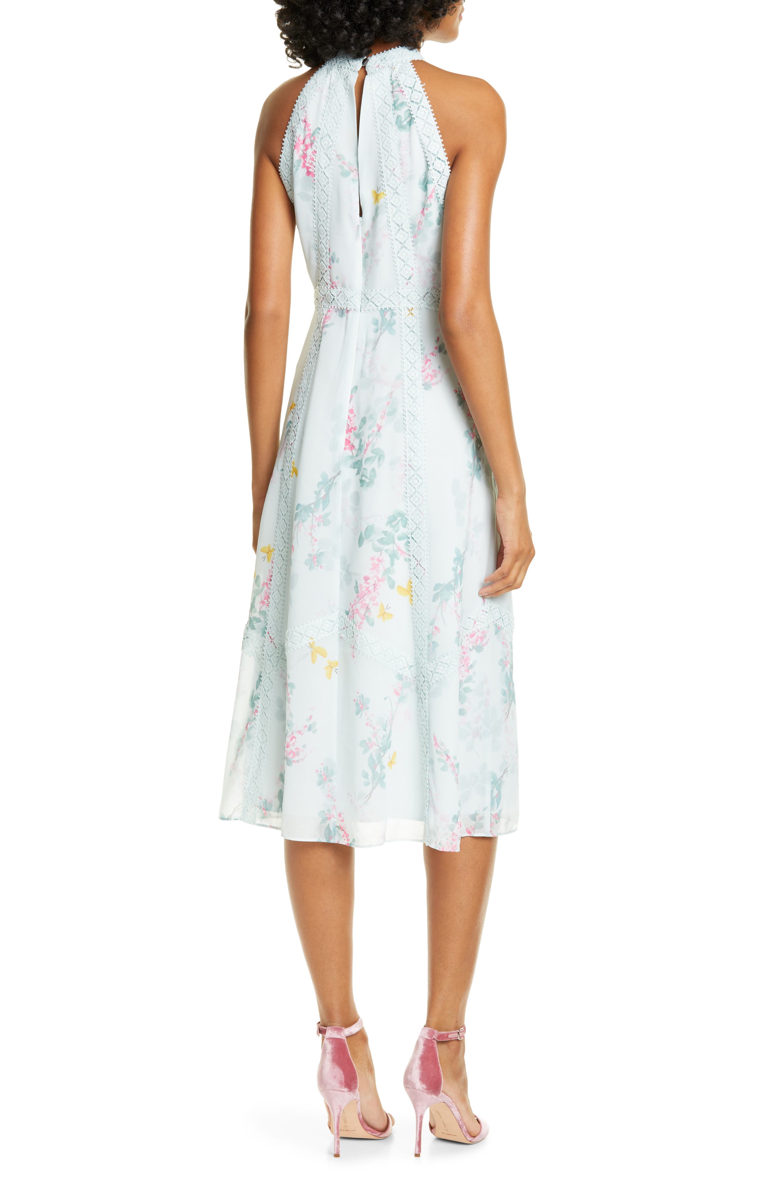 ted baker light pink dress