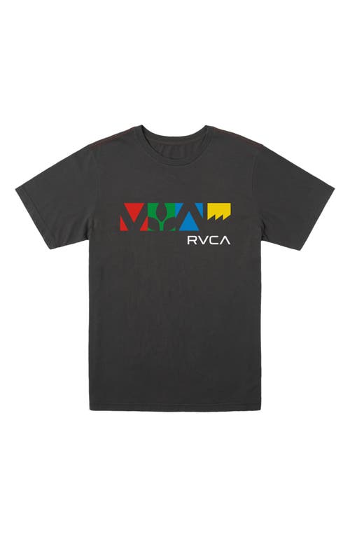 Primary Graphic T-Shirt in Pirate Black