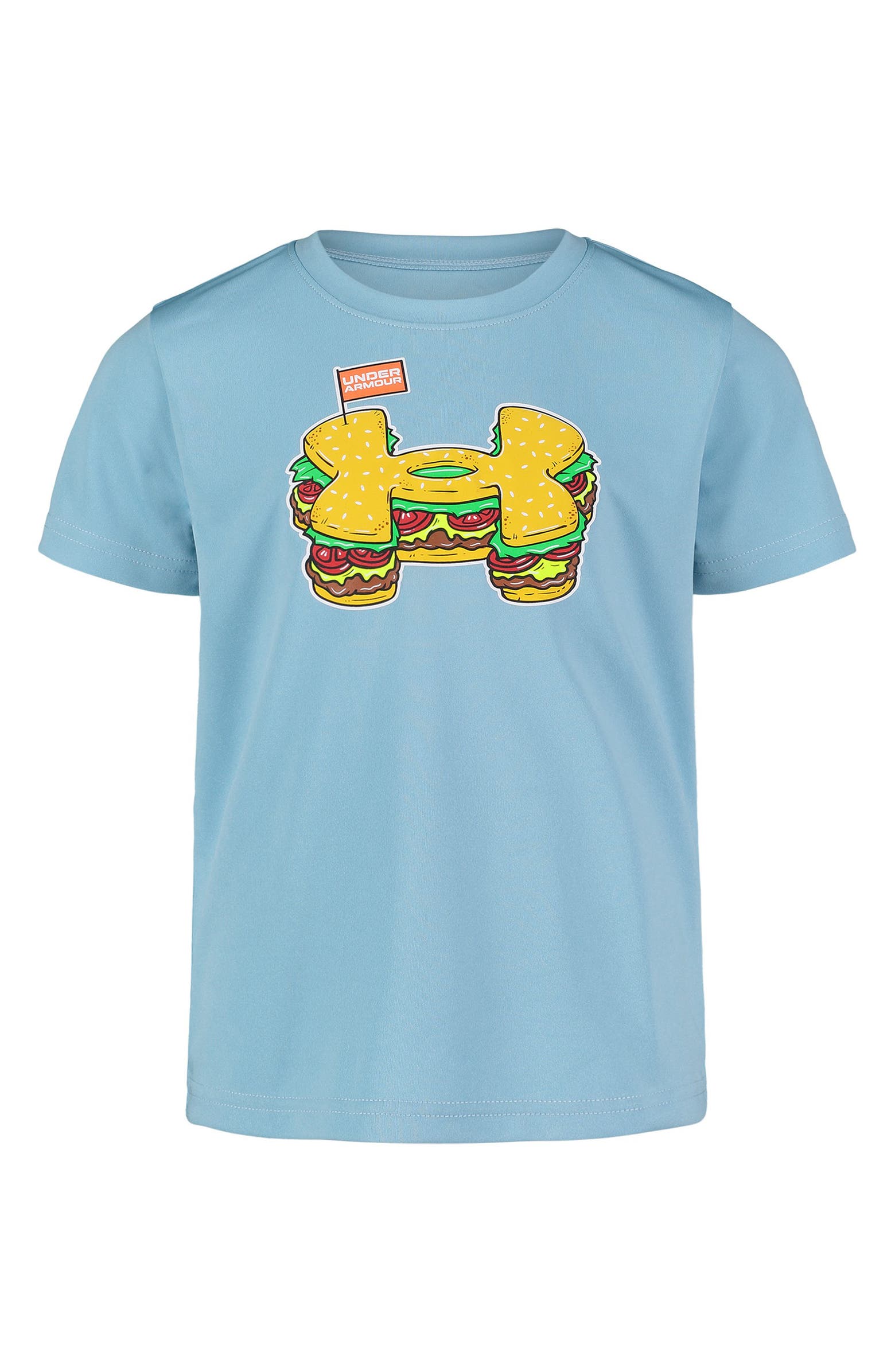 Kids' Burger Logo Performance Graphic T-Shirt