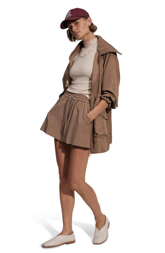 Shop Varley Alison Jacket In Taupe Stone