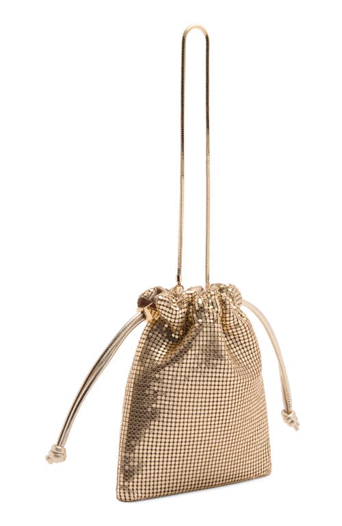 Shop Mango Chain Mail Handbag In Gold