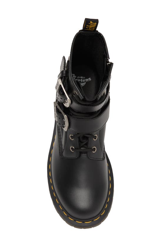 Shop Dr. Martens' 1460 Double Strap Zip Boot In Black Classic Pull Up