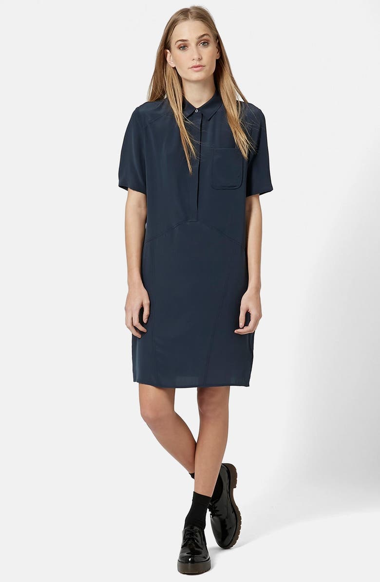 Topshop Boutique Paneled Silk Dress | Nordstrom