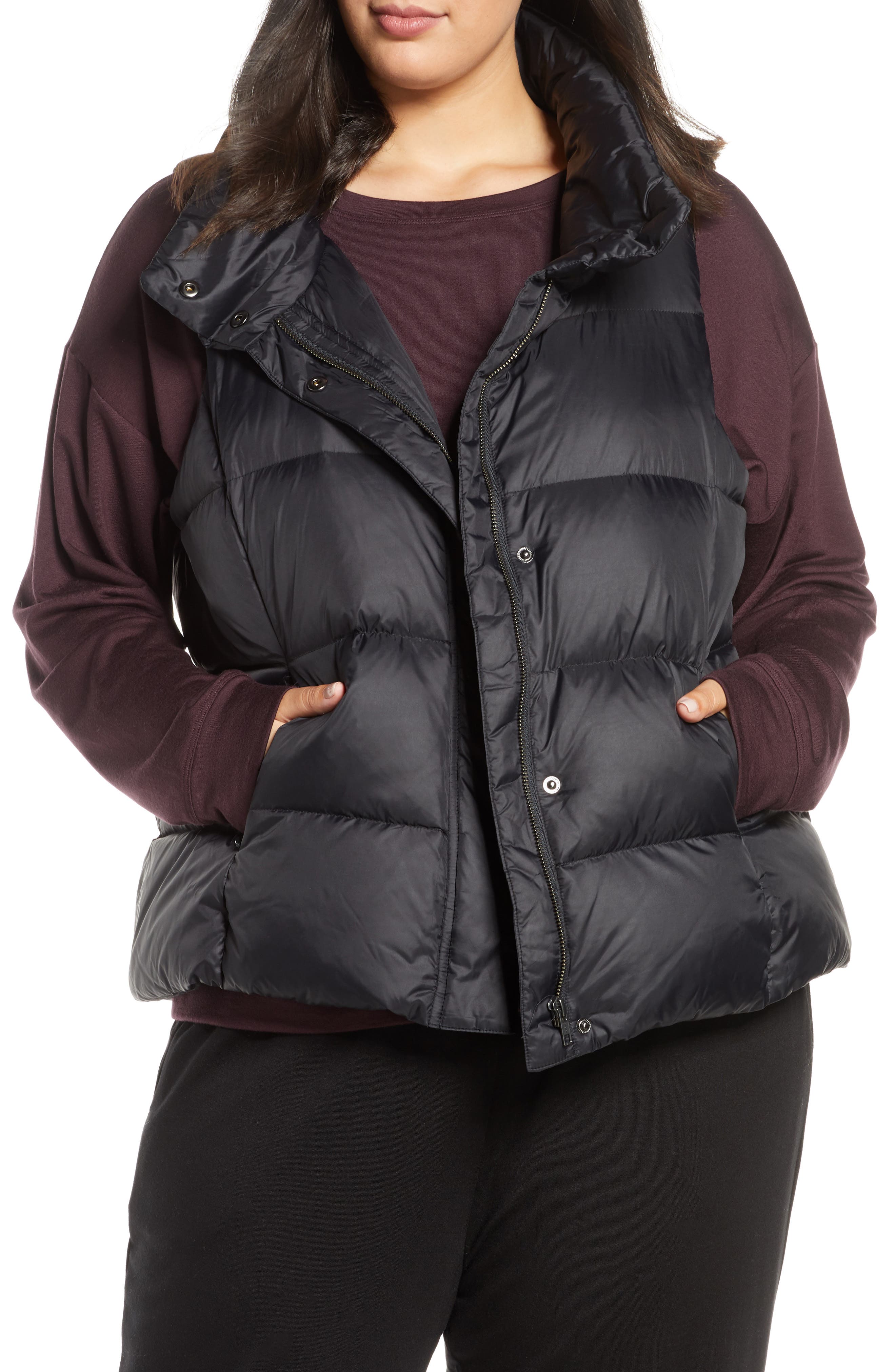 eileen fisher puffer jackets