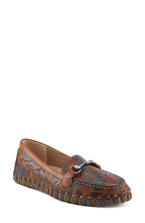 Shop L'artiste By Spring Step Delavigne Bit Loafer In Camel Multi