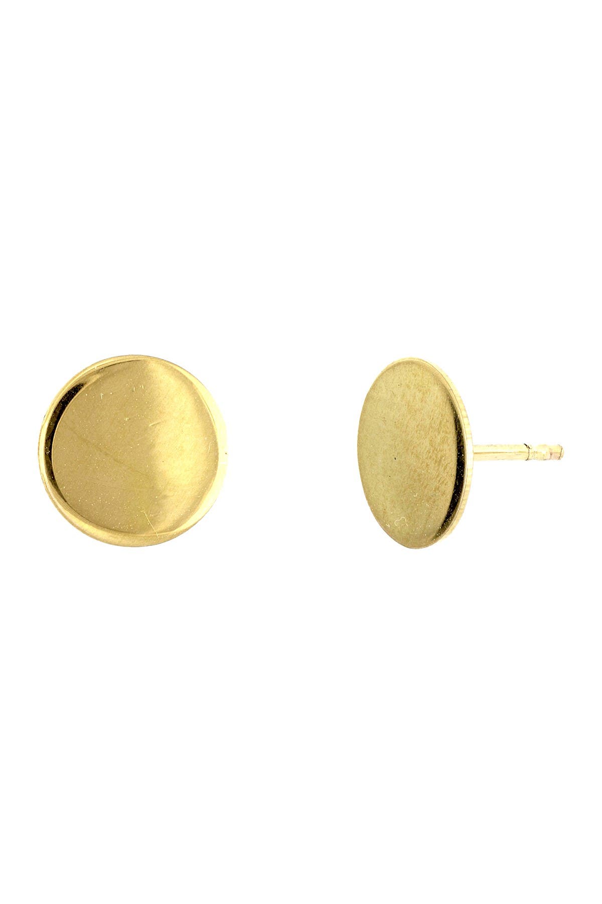 Bony Levy 14k Yellow Gold Circle Stud Earrings