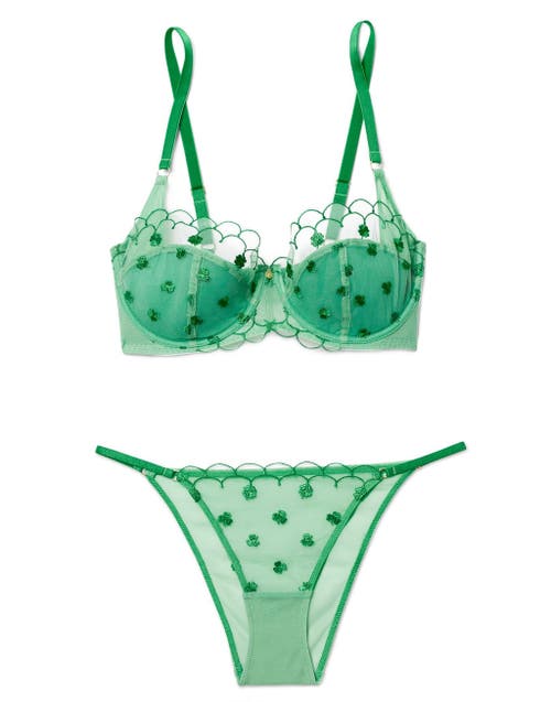 Shop Adore Me Bettie Contour Balconette Bra In Medium Green