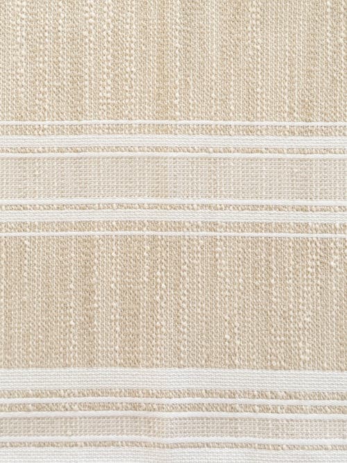 Anaya Beach Club Stripe Indoor Outdoor Table Runner In Sandy Beige