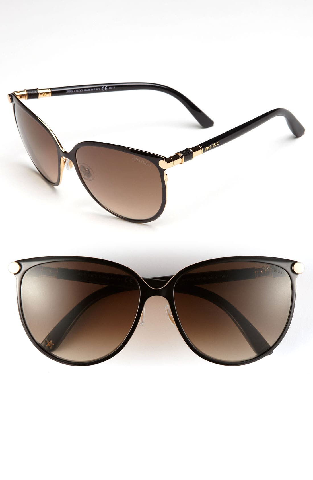Jimmy Choo 'Juliet' 60mm Cat's Eye Sunglasses Nordstrom