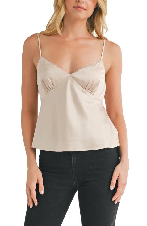 Satin Tank Tops & Camisoles for Women