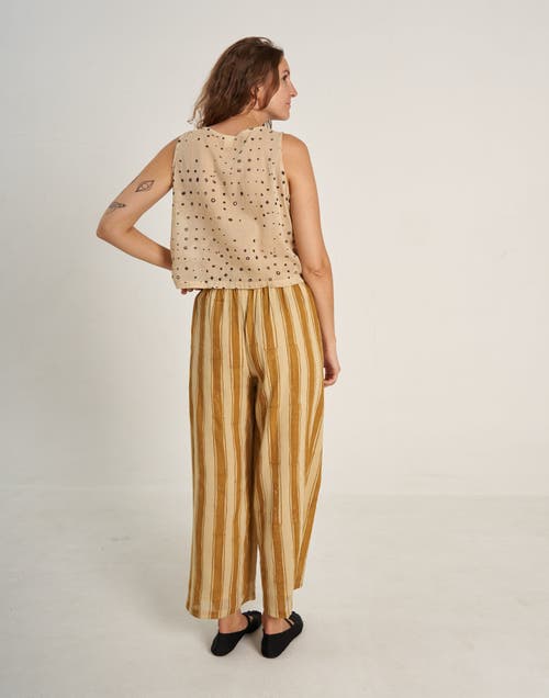 Shop World Of Crow Plus Zebra Stroll Pants In Yellow