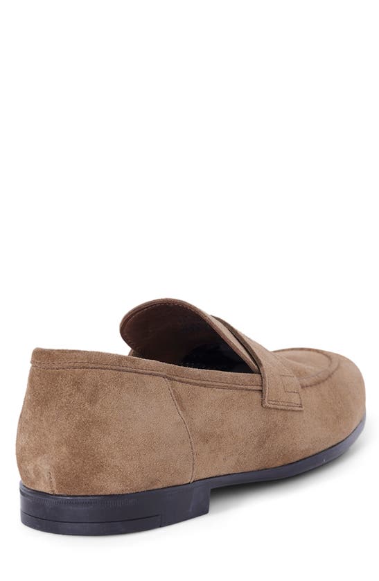 Shop Paul Stuart Hart Penny Loafer In Taupe