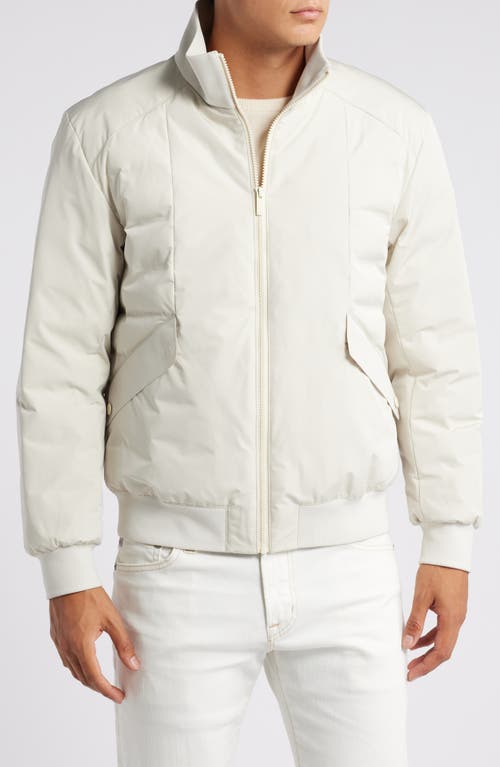 Hugo Boss Boss Chymero Water Repellent Jacket In Open White