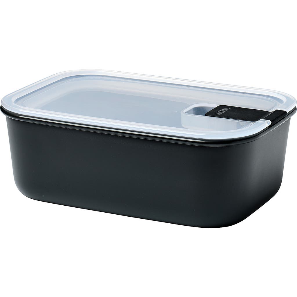 Mepal Easyclip Rectangular Lunch Box In Black